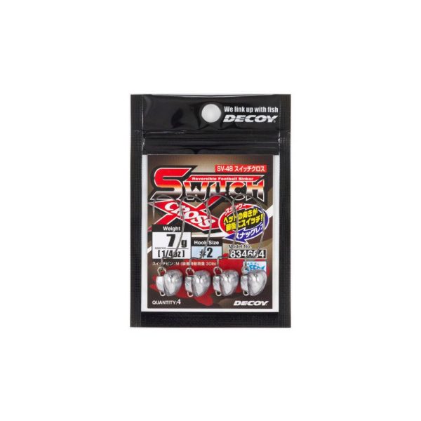 Decoy SV-48 Switch Cross #3 5gr Jig Kopf 4Stk