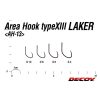 Decoy Area Type XIII Laker #6 Barbless Öhr-Einzelhaken für Raubfische 10 Stk.