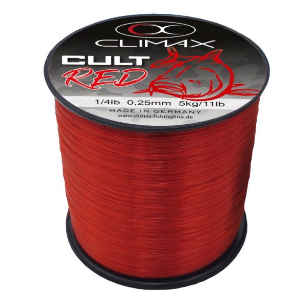 Climax Cult Carp Red Mono 300m 0,22mm Monofil Hauptschnur