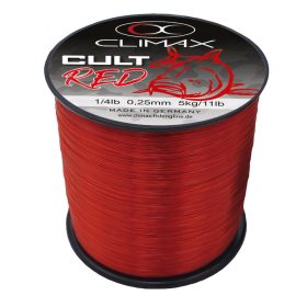   Climax Cult Karpfen Rot Mono 300m 0,28mm Monofile Hauptschnur