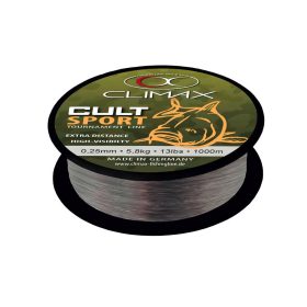   Climax Cult Carp Sport Mono Grey 1000m 0,25mm Monofil Hauptschnur