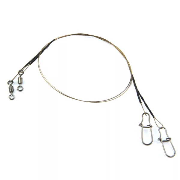 Premium Wolfram-Vorfach 1x7 2/Stk 20cm/0,45mm Raubfischvorfach