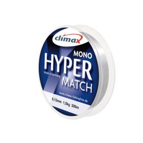   Climax Hyper Match Sinking 200m 0,16mm Hellgrau Monofile Hauptschnur
