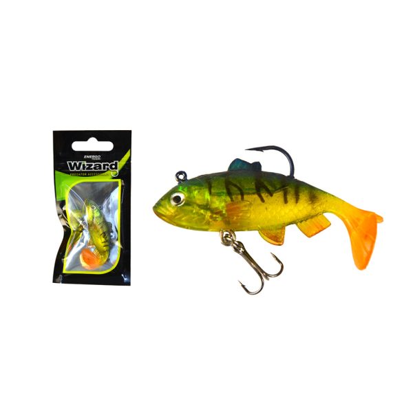 Wizard Swimbait Perch 5,08cm Firetiger Gummifisch