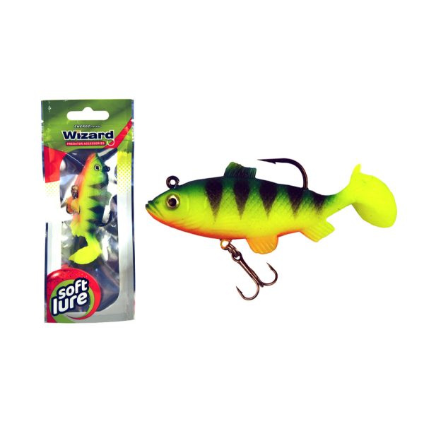 Wizard Swimbait Perch 7,62cm Firetiger Gummifisch