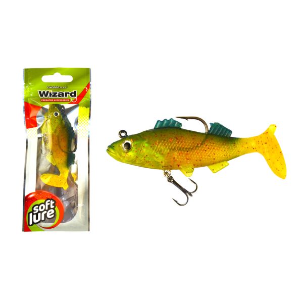 Wizard Swimbait Perch 7,62cm Yellowholo Gummifisch