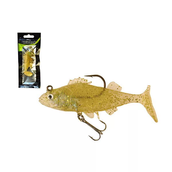 Wizard Swimbait Perch Golden-White 7,62cm Gummifisch
