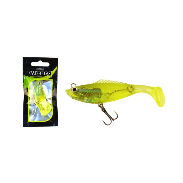 Wizard Swimbait Perch 7,62cm Green Gummifisch