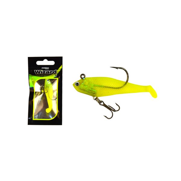Wizard Swimbait Paddle Shad 5,08cm Citrus Gummifisch