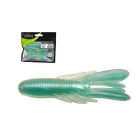 Wizard Bass Grub Clear Green 7cm Kunstlarve 5Stk