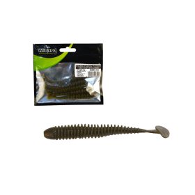 Wizard Power Minnow Gray 9cm Gummifisch 5 Stück