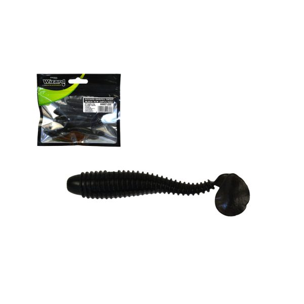 Wizard Power Minnow Black 5cm Gummiköder 10 Stk.