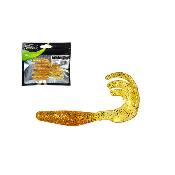 Wizard Harpex Twist Double Evo Golden 9cm Twister 5 Stk.