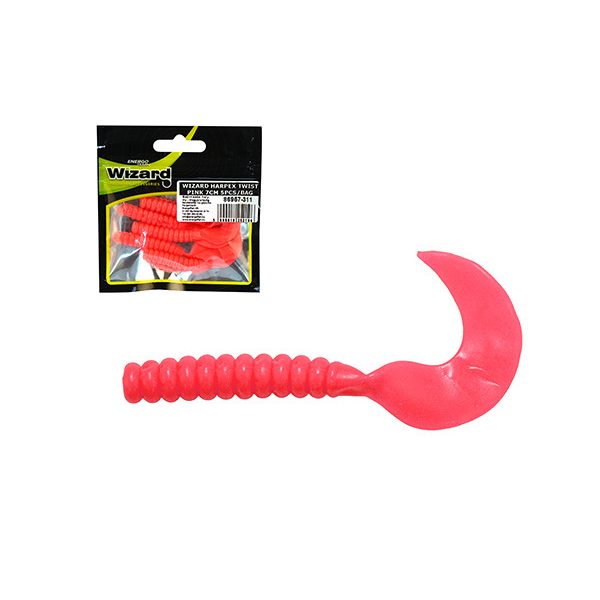 Wizard Harpex Twist Pink 7cm Kunstköder 5 Stk.