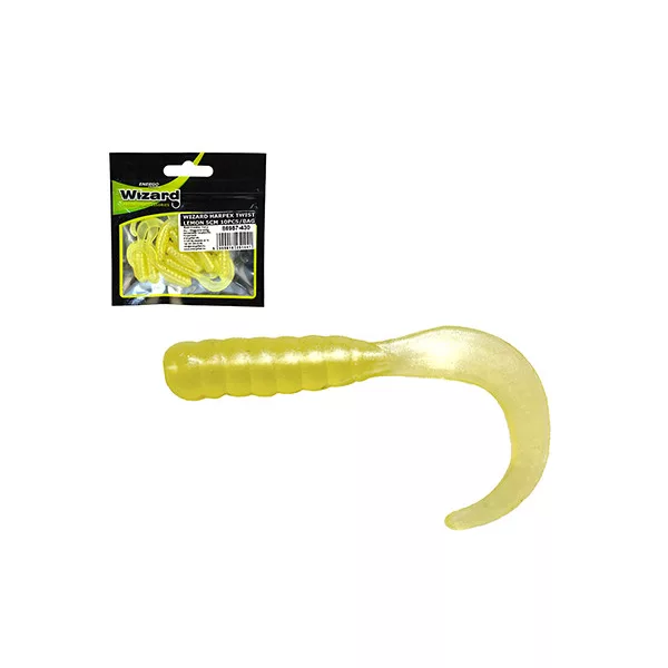 Wizard Harpex Twist Lemon 5cm Twister 10 Stück