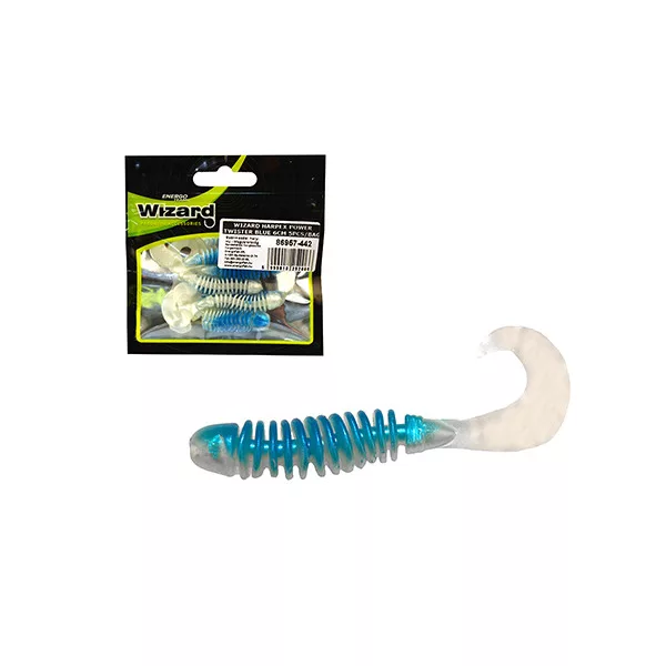 Wizard Harpex Power Twister Blue 6cm Kunstköder 5 Stk.