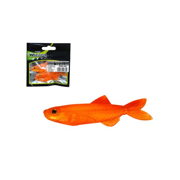 Wizard Roach Orange 7cm Gummifisch 3 Stk.