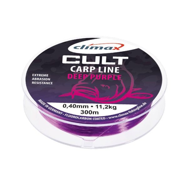 Climax Cult Carp Deep Purple Mono 300m 0,40mm Monofile Hauptschnur