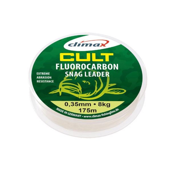 Climax Cult Carp Fluorocarbon Snag Leader 50m 0,60mm 40lb Fluorocarbon Vorfachschnur