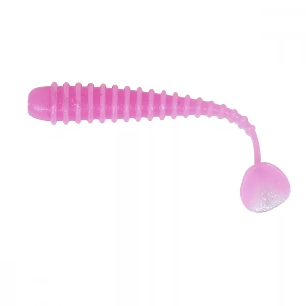 L&K Floating Long Fly Gummifisch PINK 50mm - 8db