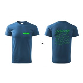 Nevis Blaues Fisch T-Shirt 2XL