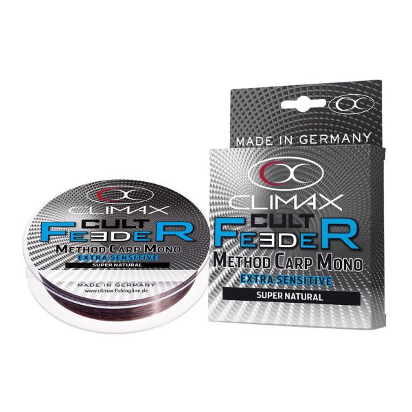 Climax Cult Feeder Method Carp Mono 300m 0,22mm Dark Brown Monofile Hauptschnur