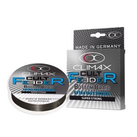   Climax Cult Feeder Bottom Braid 110m 0,18mm 9,5kg Dark Grey Geflochtene Hauptschnur