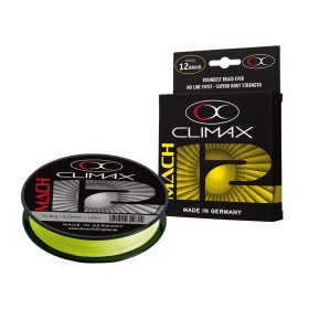   Climax Mach X12 Fluo Yellow 135m 0,17mm 9,6kg Geflochtene Hauptschnur