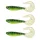 Nevis Twister Shad Vantage Perch 9cm 6,56gr Grün-Weiß Plastikköder 3 Stk.