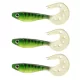 Nevis Twister Shad Vantage Perch 9cm 6,56gr Grün-Weiß Plastikköder 3 Stk.