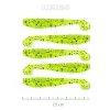 Nevis Impulse Shad 7,5cm 3,05gr 5Stk/Pckg Fluorgrün Glitzer Plastikköder