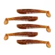 Nevis Impulse Shad 7,5cm 3,05gr 5Stk/Pckg Braun Glitzer Plastikköder