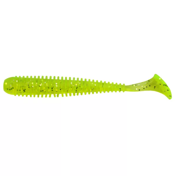 Nevis Vantage Longer 8,75cm 3,77gr 5Stk/Pck Fluo Grün Glitzer Plastikköder