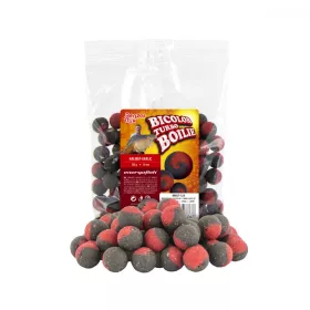 Benzar Turbo Bicolor Boilie Heilbutt-Knoblauch 250G 20Mm