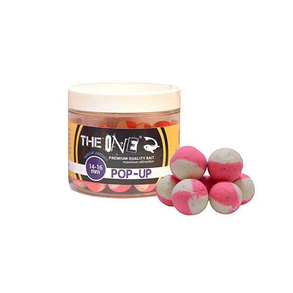 The One Pop Up Lemon Fish Garlic Pink-Weiß 14-16mm Pop Up 60gr