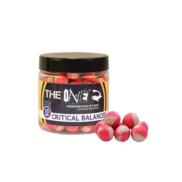The One Critical Balanced Hookbait Lemon Fish Garlic 10mm Rosa-Weiß Erleichterter Hakenköder 50gr