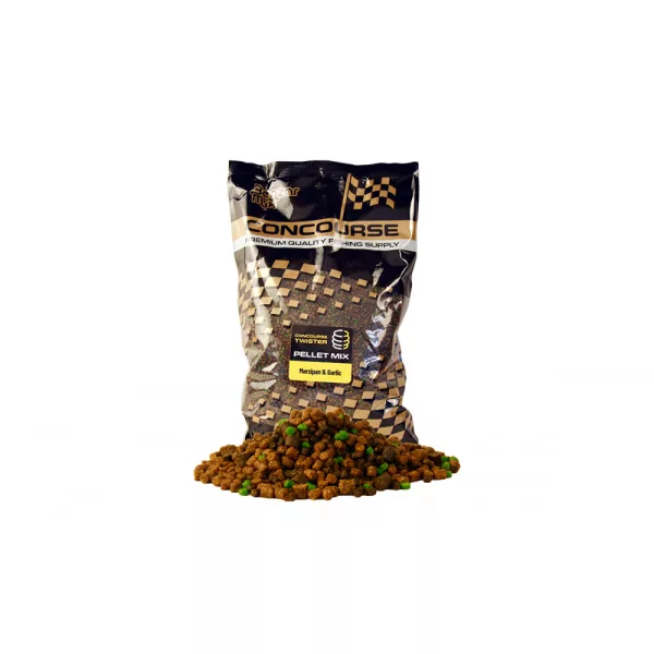 Benzár Concourse Twister Pellet Mix Marzipan-Knoblauch 800gr Futterpellet