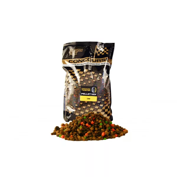 Benzár Concourse Twister Pellet Mix Leber 800gr Futterpellet
