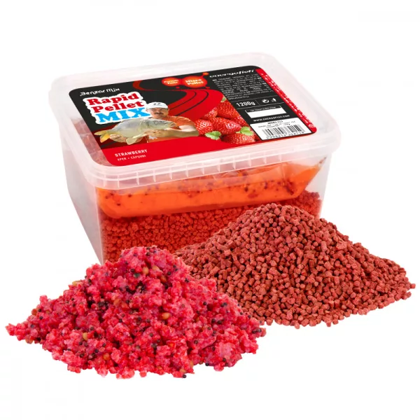 Benzar Rapid Pellet Mix 1200Gr Erdbeere