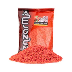 Benzar Fluo Turbo Pellet Erdbeere-Tintenfisch 3mm 800g