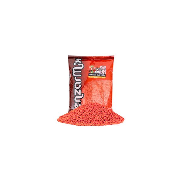 Benzar Fluo Turbo Pellet Erdbeere-Tintenfisch 3mm 800g
