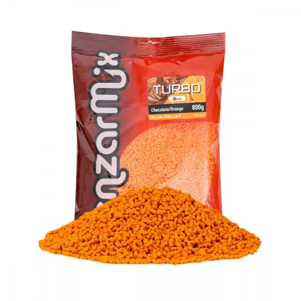 Benzar Fluo Turbo Pellet Schoko-Orange 3mm 800g