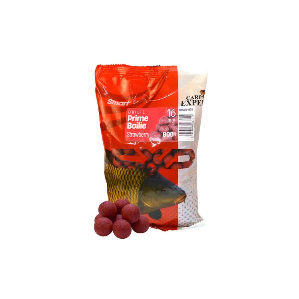 Carp Expert Smart Prime Boilie Erdbeere 16mm Futterboilie 800gr