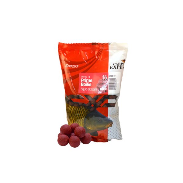 Carp Expert Smart Prime Boilie Tintenfisch-Oktopus 16mm Futterboilie 800gr