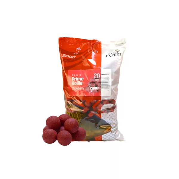 Carp Expert Smart Prime Boilie Erdbeere 16mm Futterboilie 2kg