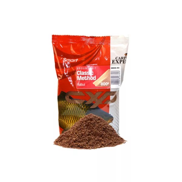 Carp Expert Smart Groundbait Classic Method Halibut Futter 800gr