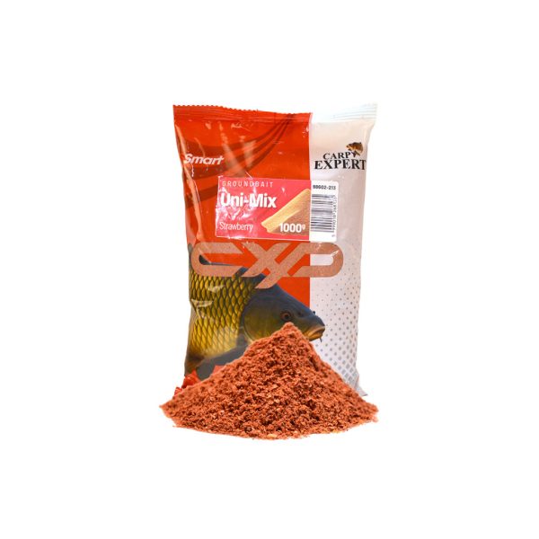 Carp Expert Smart Groundbait Uni-Mix Erdbeere Futter 1kg