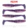 Reiva Zander Power Shad Purple Pearl 10cm Kunststoffköder 4Stk