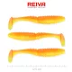 Reiva Zander Power Shad Glänzendes Orange 12,5cm Kunststoffköder 3 Stk.