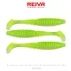 Reiva Zander Power Shad Flash Chartreuse 12,5cm Kunststoffköder 3Stk